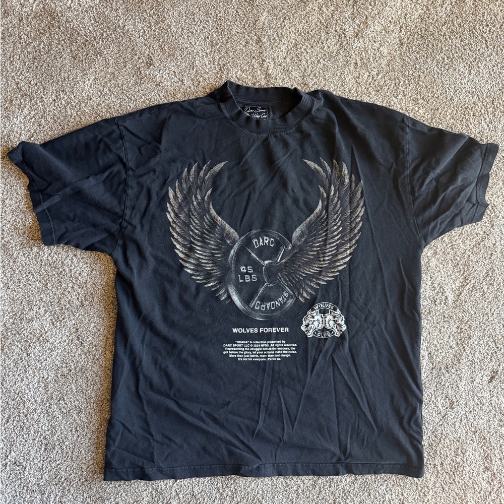 Darc Sport Black Winged Graphic Tee